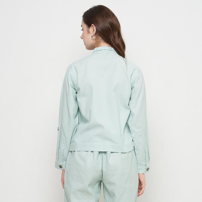 CUCI GUDANG Geela Official - Sylvia Soft Green Jacket (G.6401) - Jaket Wanita