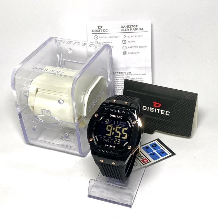 Digitec Jam Tangan DG-5208 Bisa Untuk Renang Tahan Air WR 10BAR Tampilan Digital Kualitas Terbaik Wa