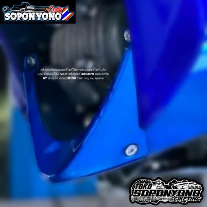 +✅𝗧𝗘𝗥𝗠𝗨𝗥𝗔𝗛 | PAKETAN BAUT BAGIAN BODY UNDERCOWL STAINLESS BY HENG THAILAND FOR WAVE 125 SUPRA 125 OL