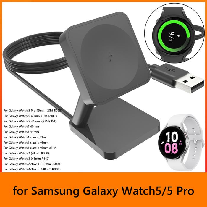 Dok pengisi daya USB untuk Samsung Galaxy arloji, 5/5 Pro pengisi