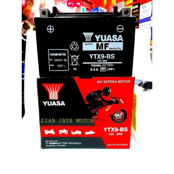 AKI ACCU ORIGINAL KAWASAKI NINJA 250FI ZX6R ZX636 250 R RR MONO Z250 YUASA YTX9BS YTX9B