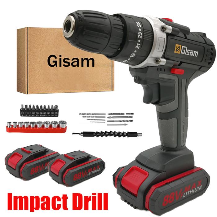 Impact Cordless Screwdriver 88VF 25 Torque Cordless Drill Impact
