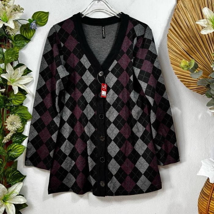 Cardigan Rajut Ketupat Topshot