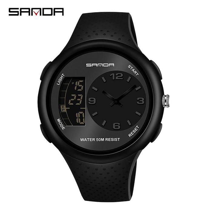 Jam Tangan Sport Pria Digital Analog SANDA 763