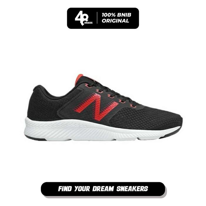 Sepatu Lari Pria New Balance 413 v1 Run Black Red (M413RK1) Original