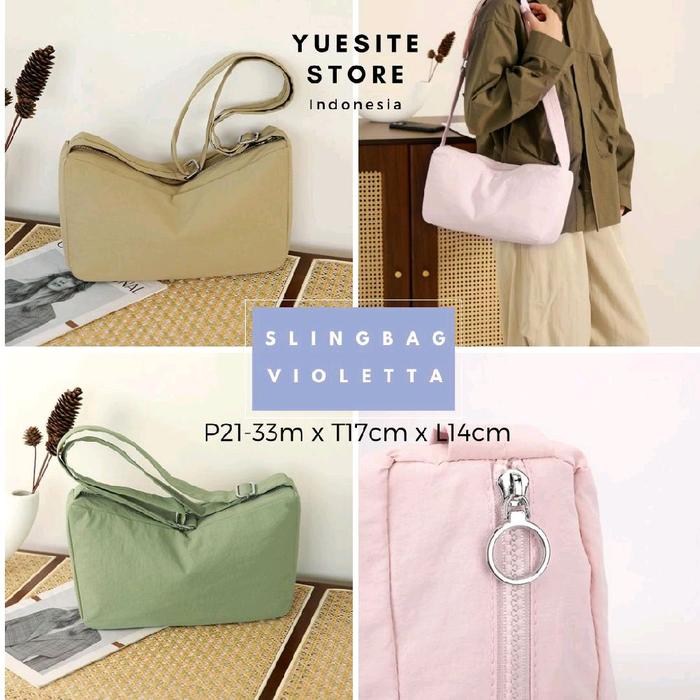 Tas Selempang Wanita Cewek Wanita sling bag import Violetta