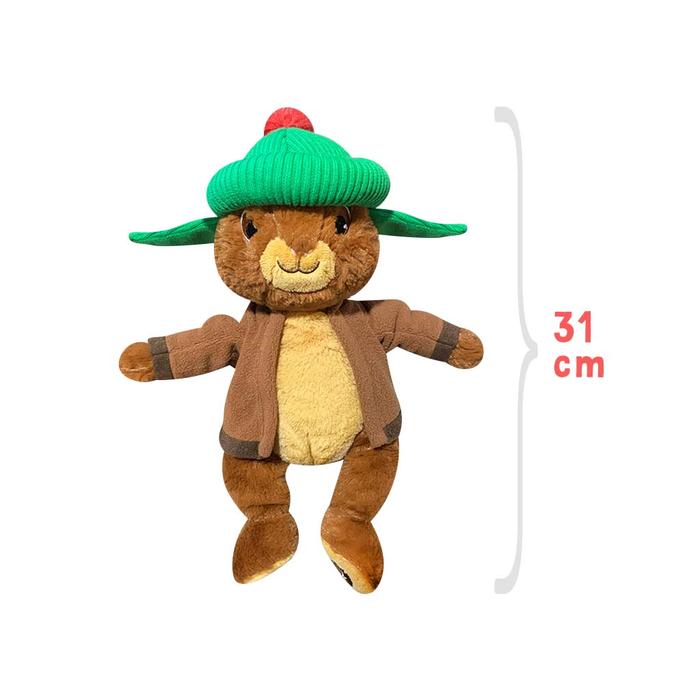 Boneka Peter Rabbit Topi Hijau - Karakter Peter Rabbit original dengan topi hijau, cocok untuk kolek