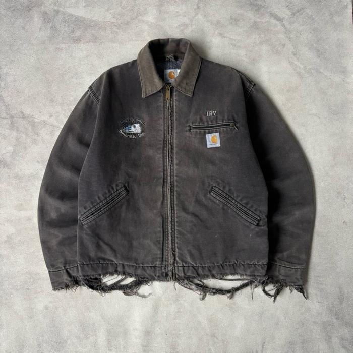 vintage carhartt detroid jacket JB105 size M