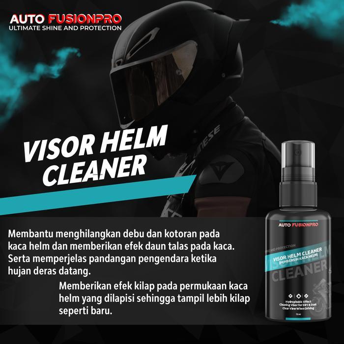 Pembersih Kaca Helm - Visor Helm Cleaner - Kaca Helm Clear & Iridium