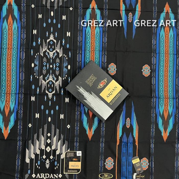 Sarung Ardan SGJ Songket Jacquard Gold Original - motif BHS - by. Ketjubung New