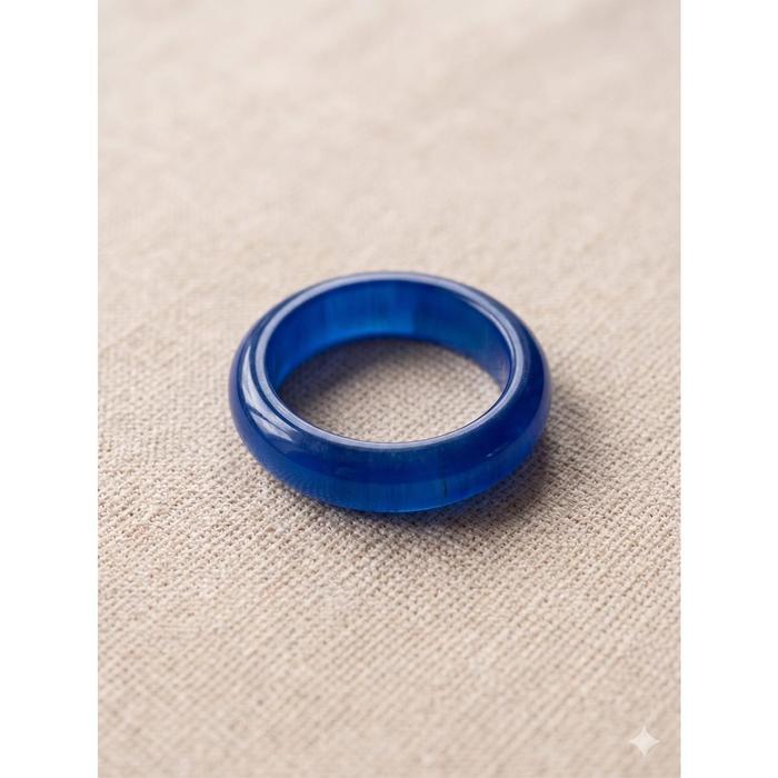 Deep Ocean Blue Stone Ring (Cincin Blue Ocean)