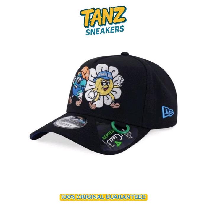 TOPI NEW ERA CAP 9FORTY OUTDOOR EARTH DAY BLACK ORIGINAL RESMI BNIP