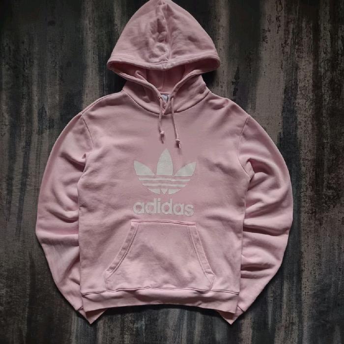 Hoodie Adidas trefoil pink