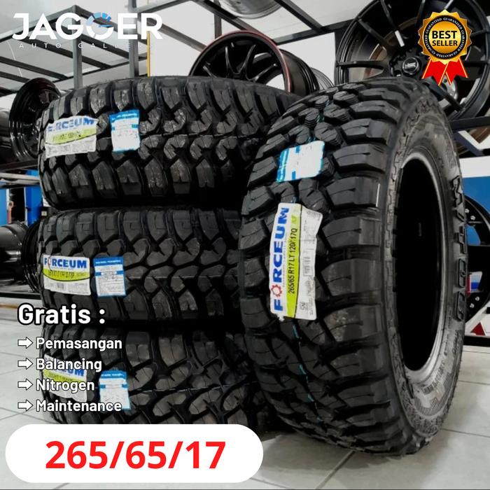 Ban Offroad Tahu Ban Cangkul Ring 17 ukuran 265 65 R17 Forceum M/T08 Hilux Triton Strada Pajero Fort