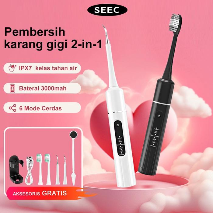 Electric Toothbrush Smart Ultrasonic Scaling Alat Pembersih Alat pembersih karang gigi Alat Sonic El