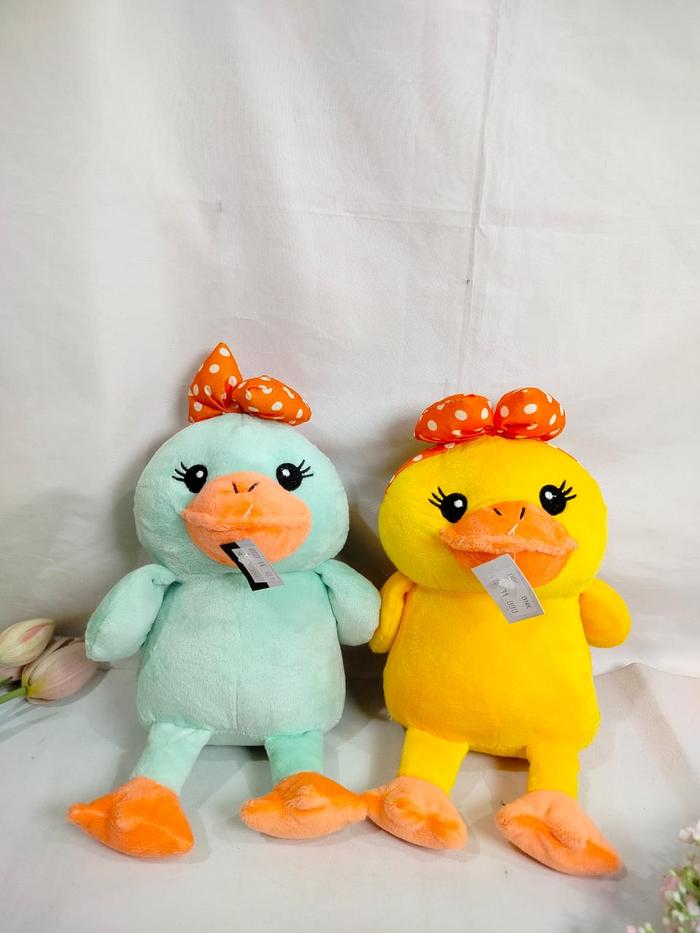 Boneka Bebek Bando Lucu/Boneka Bebek Lembut Bando Pita-TKK BNK Mainan Boneka Bebek