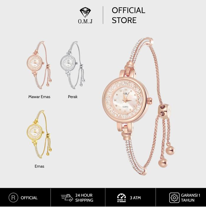 COD Seri G037 OMJ Watch Jam tangan wanita yang elegan modis dan bermutu tinggi tahan air efektif dal