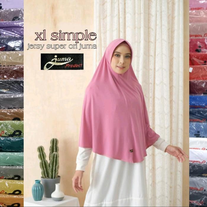 hijab polos jersey XL by juma