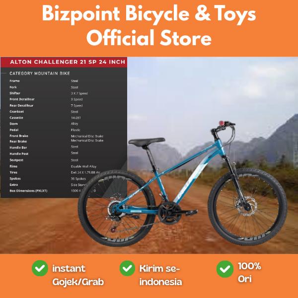 SEPEDA GUNUNG/MTB ALTON BIKE CHALLENGER 24" 21SP