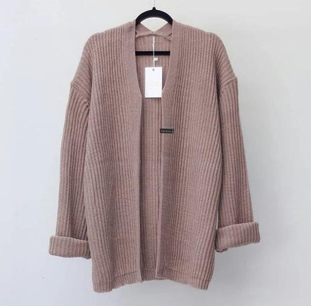 MF CADRIGAN RAJUT SWEATER BRESHKA / Outer Cardigan Rajut Wanita Polos Tebal
