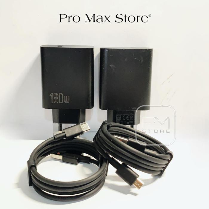 PM - Charger Oppo A95 180w HITAM Super Vooc Micro Dan Type C | Casan Oppo A95 180watt Super Fast Cha