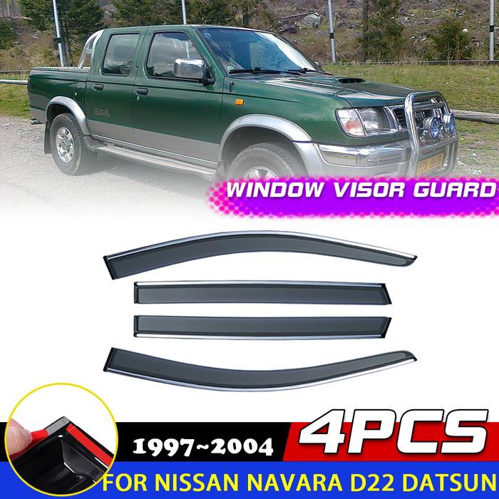 Windows Visor for Nissan Navara D22 Datsun Terrano NP300 1997~2004