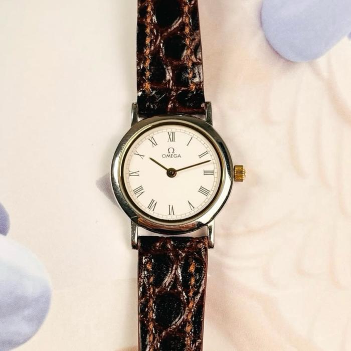 Jam tangan Omega De Ville, Quartz Movement, Ladies Classic Watch