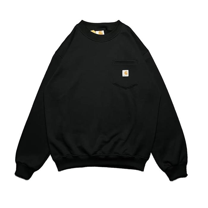 Crewneck Charhatt pria tebal crewneck pria polos crewneck pria distro crewneck fleece crewneck hitam