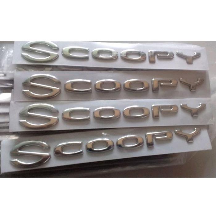 NEW!! READY!! Emblem logo Honda Scoopy 3D Timbul 2017-2020 BEST SELLER!!