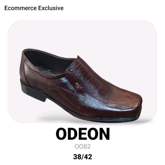 ODEON Sepatu Pria Ecommerce Exclusive Model OO82 Warna Coklat Ukuran 38/42