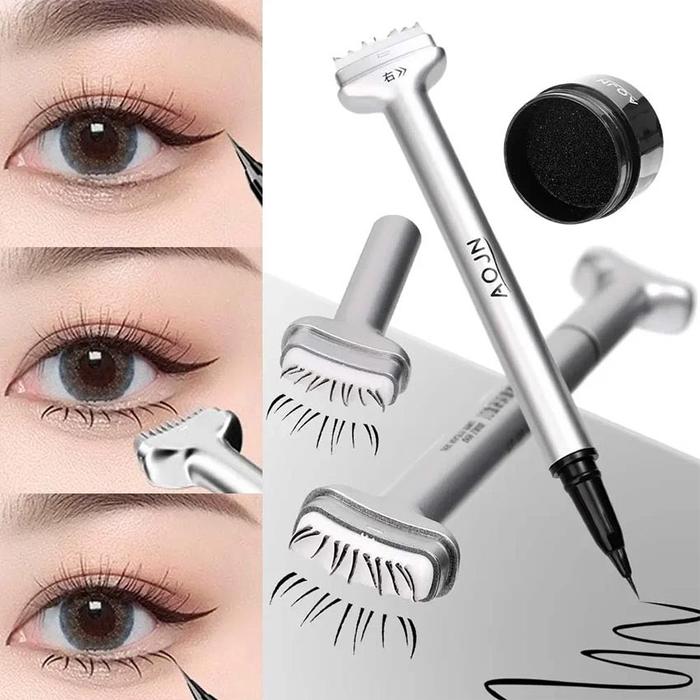 3In1 Stampel Bulu Mata Bawah Eyelash Stamp Stempel Bulu Mata Instan Eyelash Stampel Bulu Mata Palsu