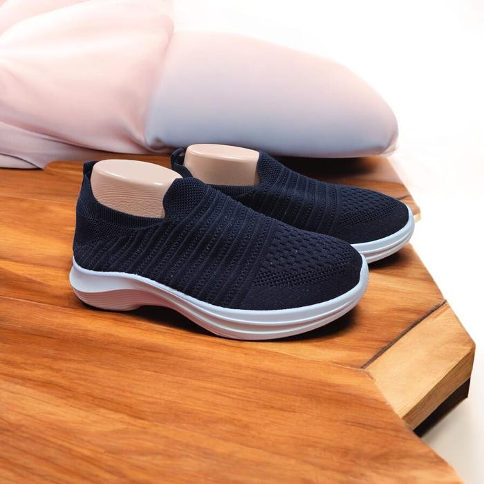 SL933 40-44 Sepatu Sneakers Pria Sailatu NAVI Import Bagus Kekinian Nyaman Olahraga Keren Bahan Raju