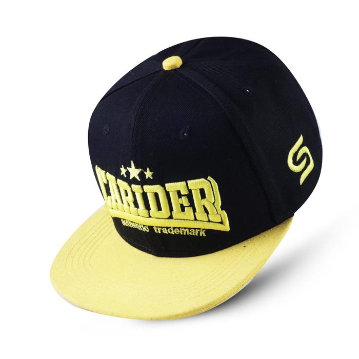 Topi Snapback Original Carider Topi HipHop Pria Wanita Hitam Kuning Elegan Merah