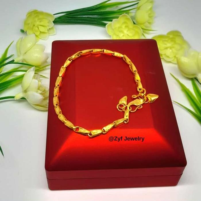 Gelang Biji Padi / Gelang Wanita Motif Biji Padi