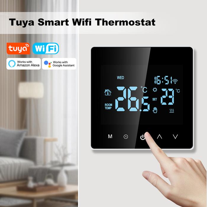 Tuya Smart Wifi Thermostat LCD Touch Temperature Control Electric