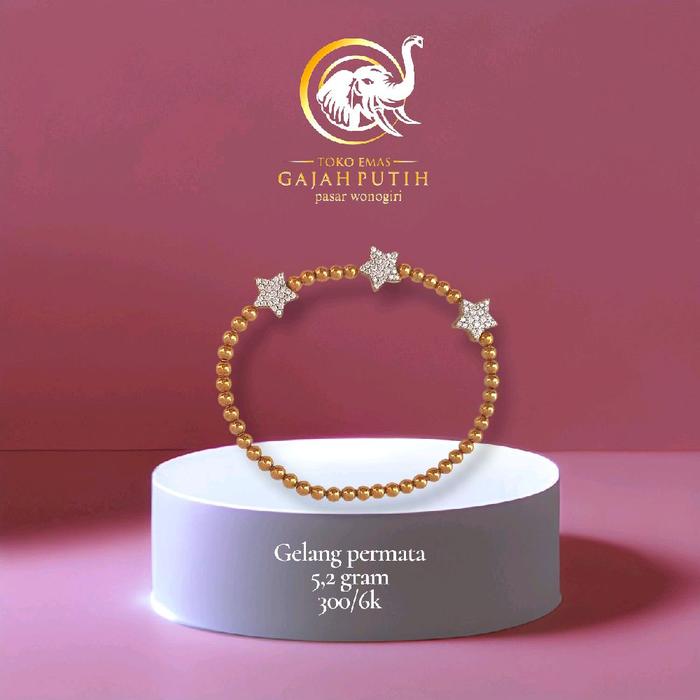 Gelang model permata 5.2 gram