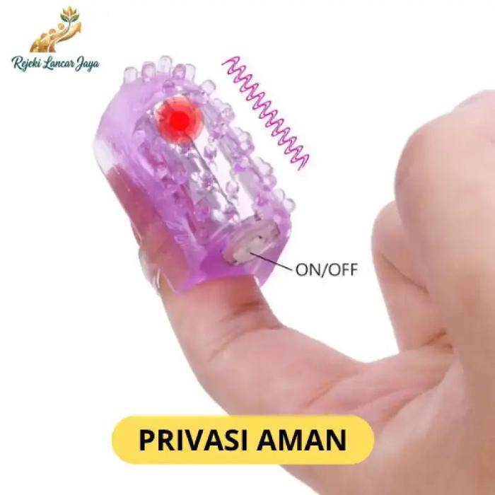 Funira Kdmm Finger Sleve Condom Jari Bertekstur Duri Dilengkapi Sensation Getar