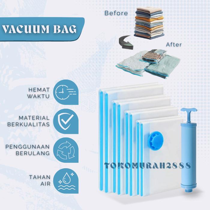 Plastik Vacum Ukuran 40X50 Plastik Vacum Bag/Vakum Bag/Plastik Vacum Bag Ukuran /Vacum Bag Pakaian