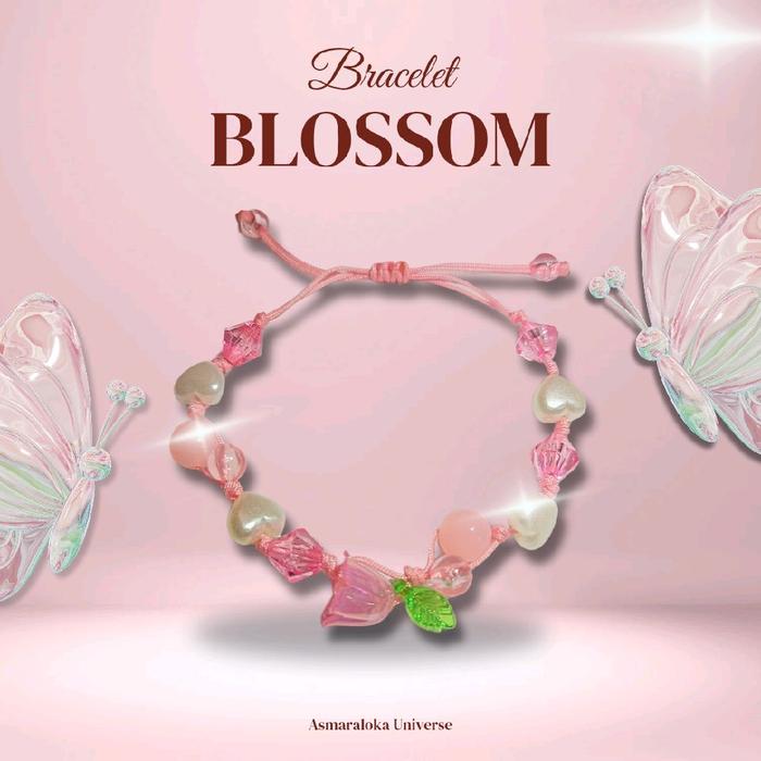 Gelang Manik Bunga Blossom Handmade untuk Wanita