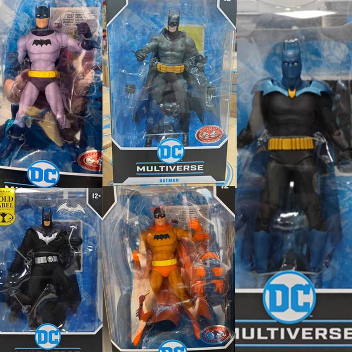 McFarlane Toys Purple Orange Batma Batman one Million Batman Justice Lords 18cm Action Figure DC Mul