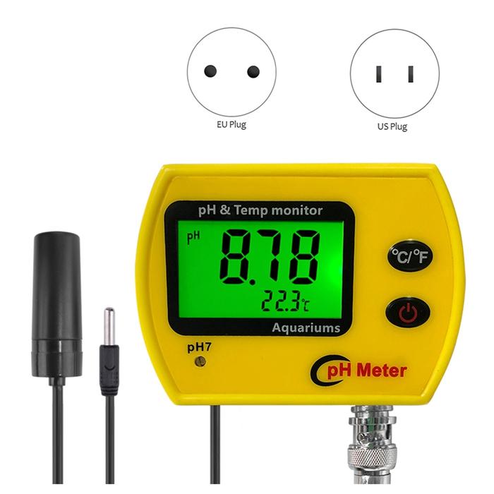 PH Meter With Backlight Online PH-991 Aquarium PH Tester Temp Monitor