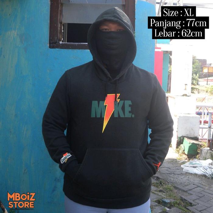 Hoodie kolaborasi mike x Gatorade