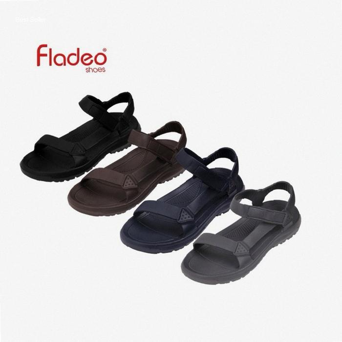 Sandal Gunung Fladeo Sandal Outdoor Sandal Hiking Sandal Fashion Pria Sandal Karet Cowok | Kekinian