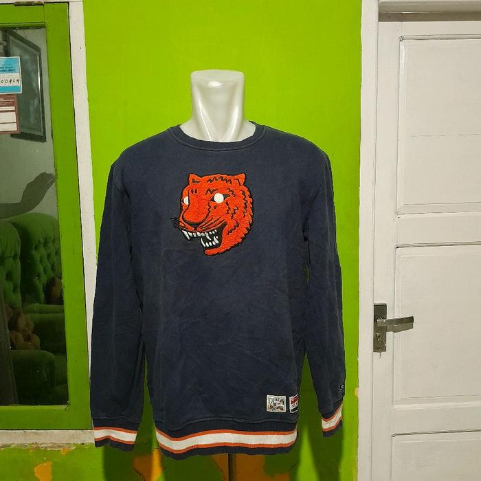 newera second original Crewneck Pria Tebal