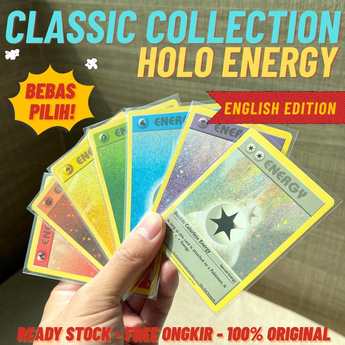 PILIH! HOLO Energy Classic Collection Pokemon TCG English Ecer