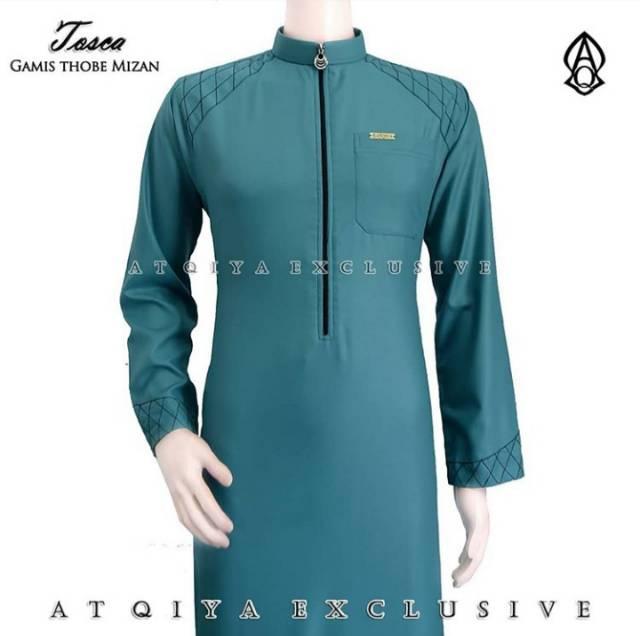 Jubah Putih Laki2 Atqiya Exclusive/ Thobe Mizan