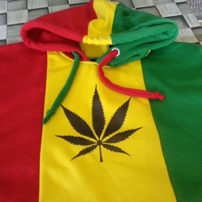 Jaket Flecee Reggae Rasta/Bob Marley/ Santai Di Pantai.