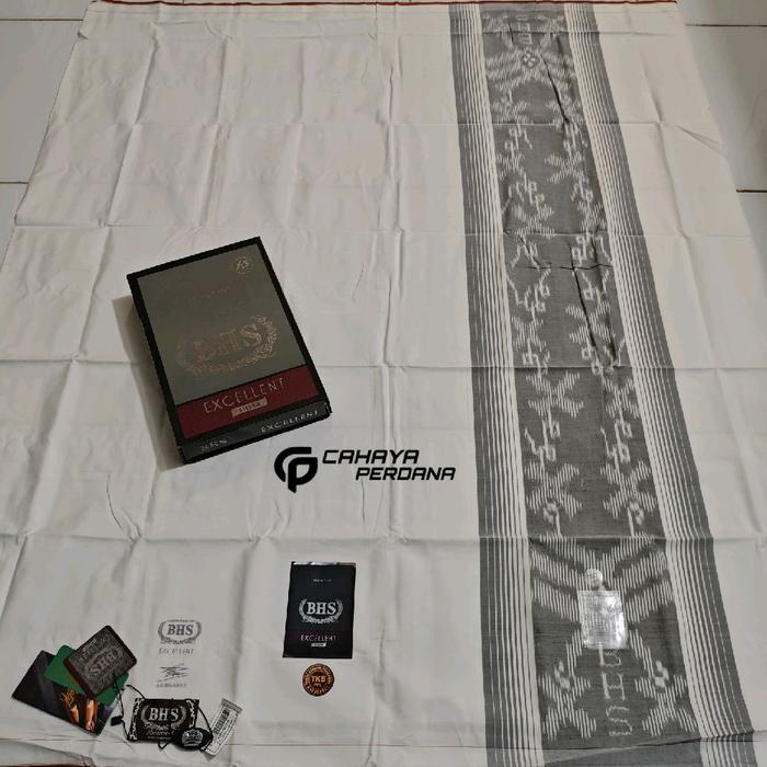 Sarung BHS Excellent BHS Mercerized  Jadul bertanda tangan grade Gold dan silver