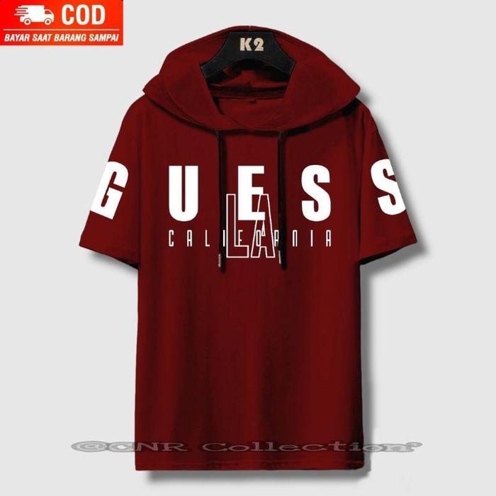 HOODIE KUPLUK GUESS DISTRO WANITA TERBARU UKURAN JUMBO XXL / BAJU HOODIE BERKERUDUNG WANITA DAN CATT