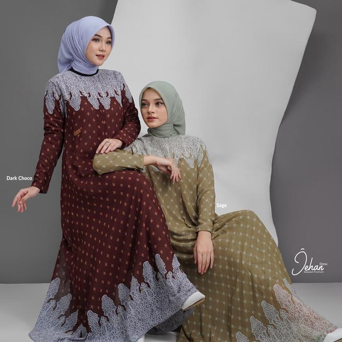 Quinza - Jehan Dress  Gamis Wanita